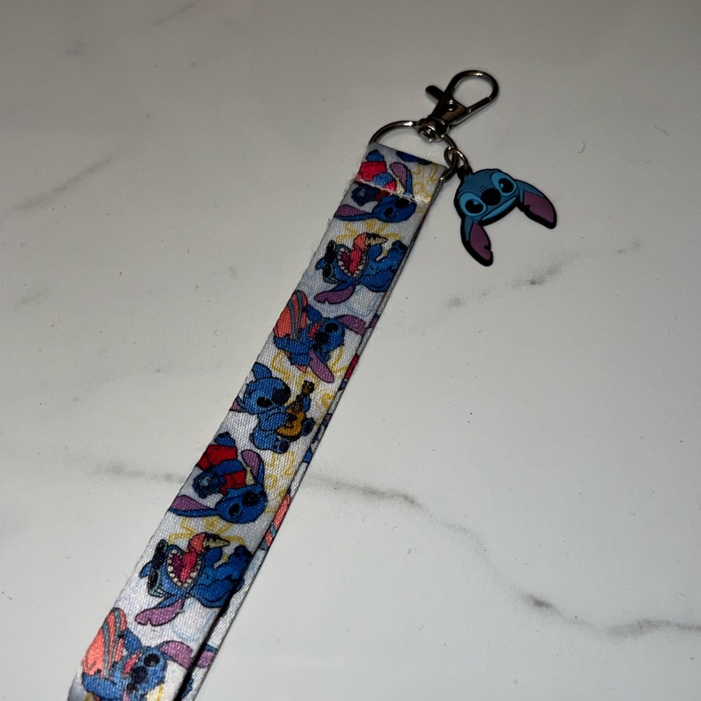 disney stitch keychain holder